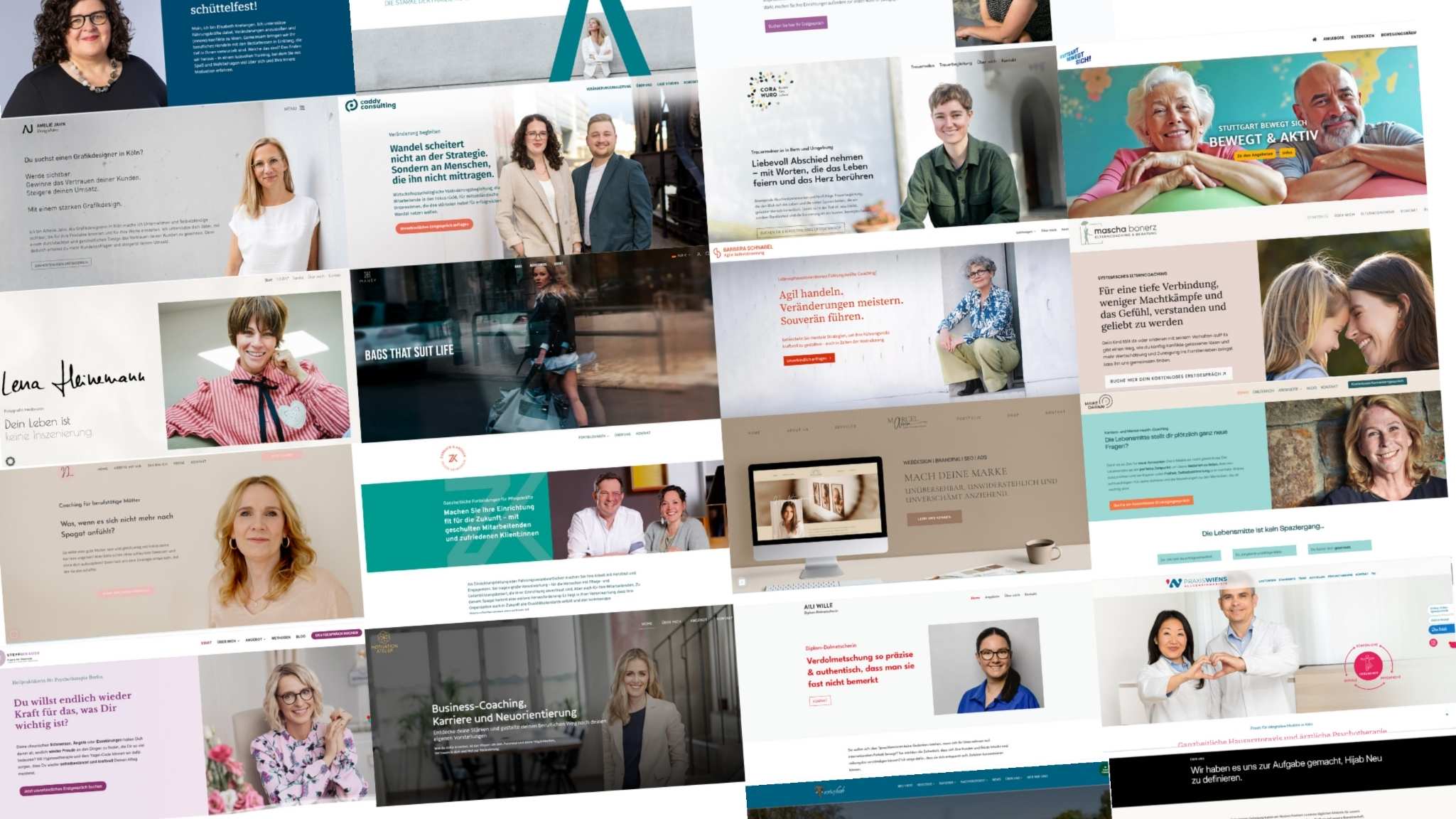 Referenzen und Projekte von Nadja Hinz in der Übersicht.